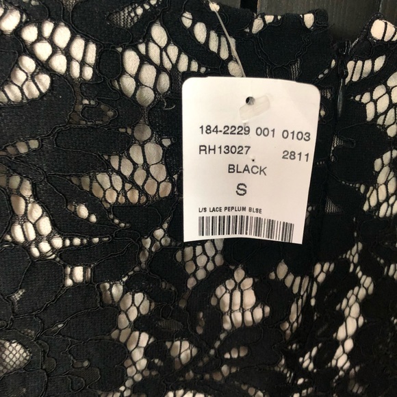 Mendocino lace peplum blouse bnwt - Picture 4 of 4